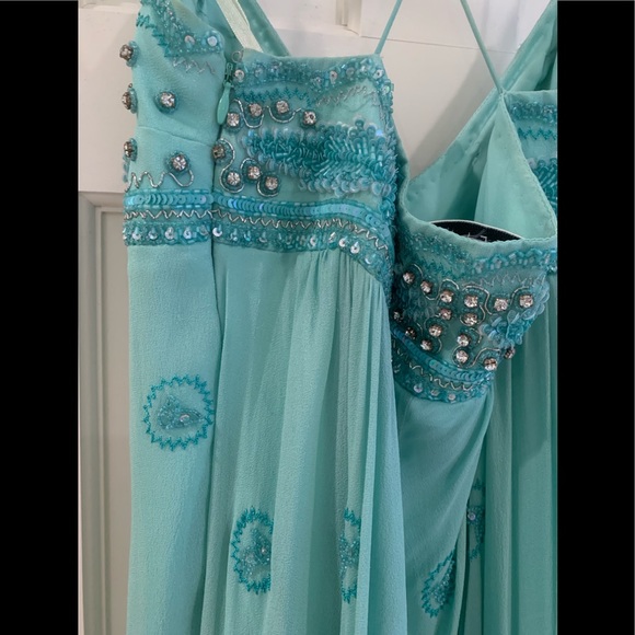 Blue sequin Nightline cocktail dress - Picture 4 of 4